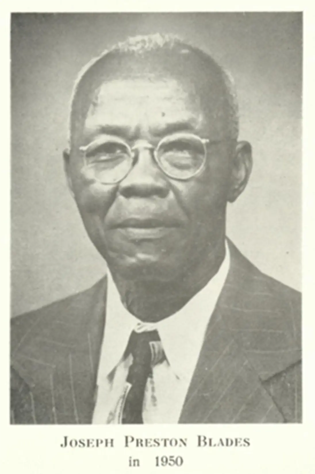 Joseph P Blades in 1950