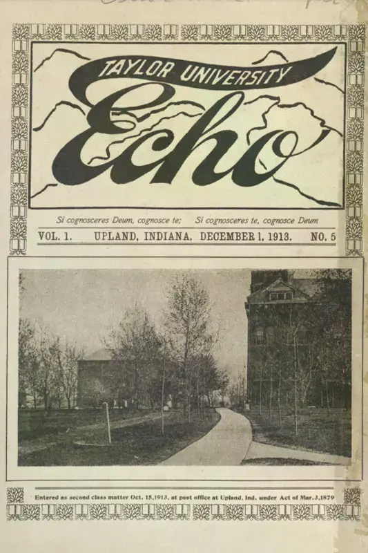 A copy of the Echo newspaper from 1913