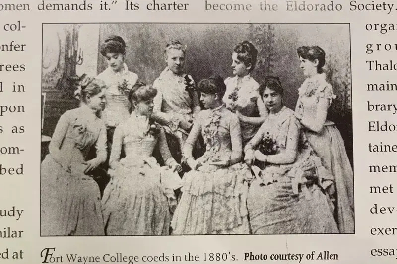 female students from the 1880s