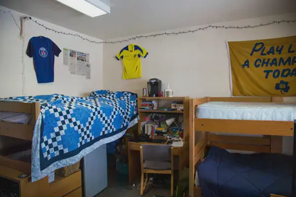 Students can put their own personal stamp on their rooms