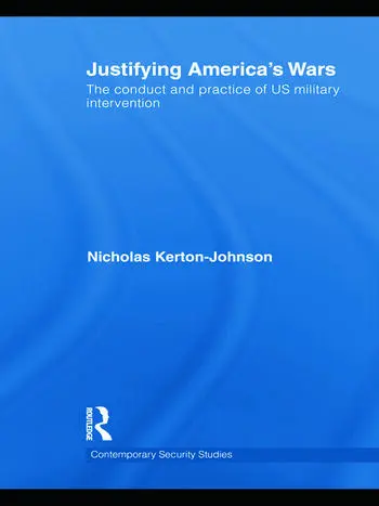 Justifying America's Wars Cover