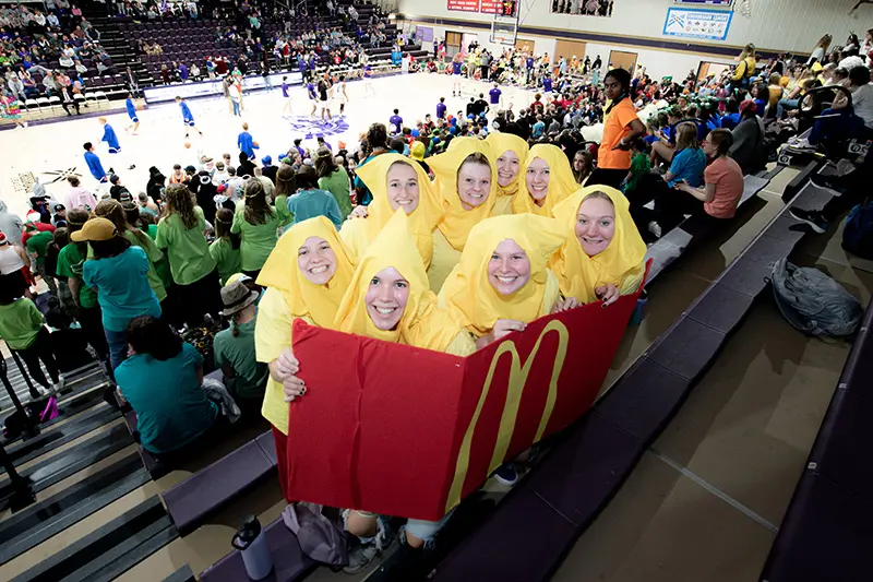 Taylor students dressed as fries