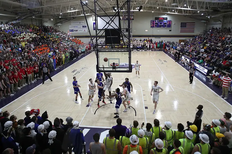 silent night basketball game