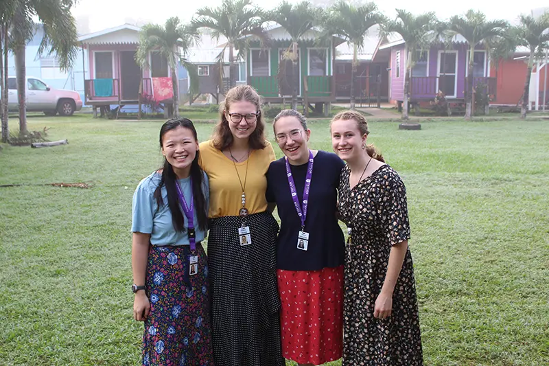 student teachers in Belize